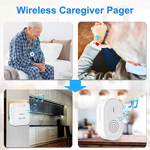 CallToU Wireless Caregiver Pager System Caregiver Call Button Nurse