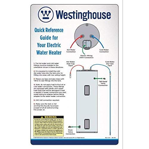 Westinghouse 40 Gal. 4500Watt Lifetime Residential Electric Water