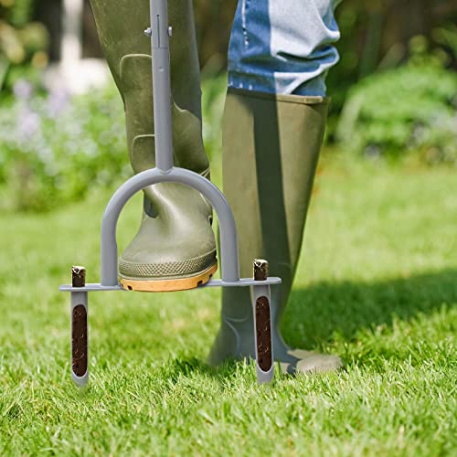 Elevens Manual Lawn Coring Aerator, Plug Aerator for Yard Grass