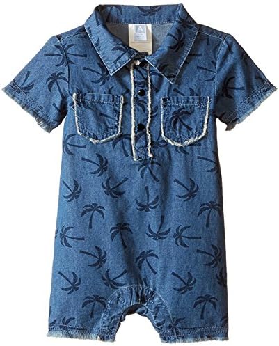 Amy Coe Denim Romper Blue fits 0 - 3 months
