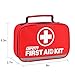First Aid Kit (130 Pieces), GRM FDA Approved Compact Emergency Survival Kit with Waterproof Bag for Home, School, Office, Car, Travel, Sports, Hiking