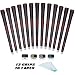 SAPLIZE Golf Grips (13 Grips + 15 Tapes Bundle), Rubber Golf Club Grips, Mid Size, Red, CC01 Series