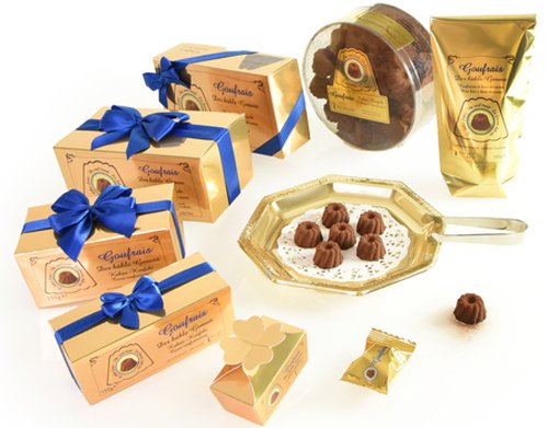 Goufrais Kakao Konfekt - Geschenkpackung 32 Stück 250g – Bild 3