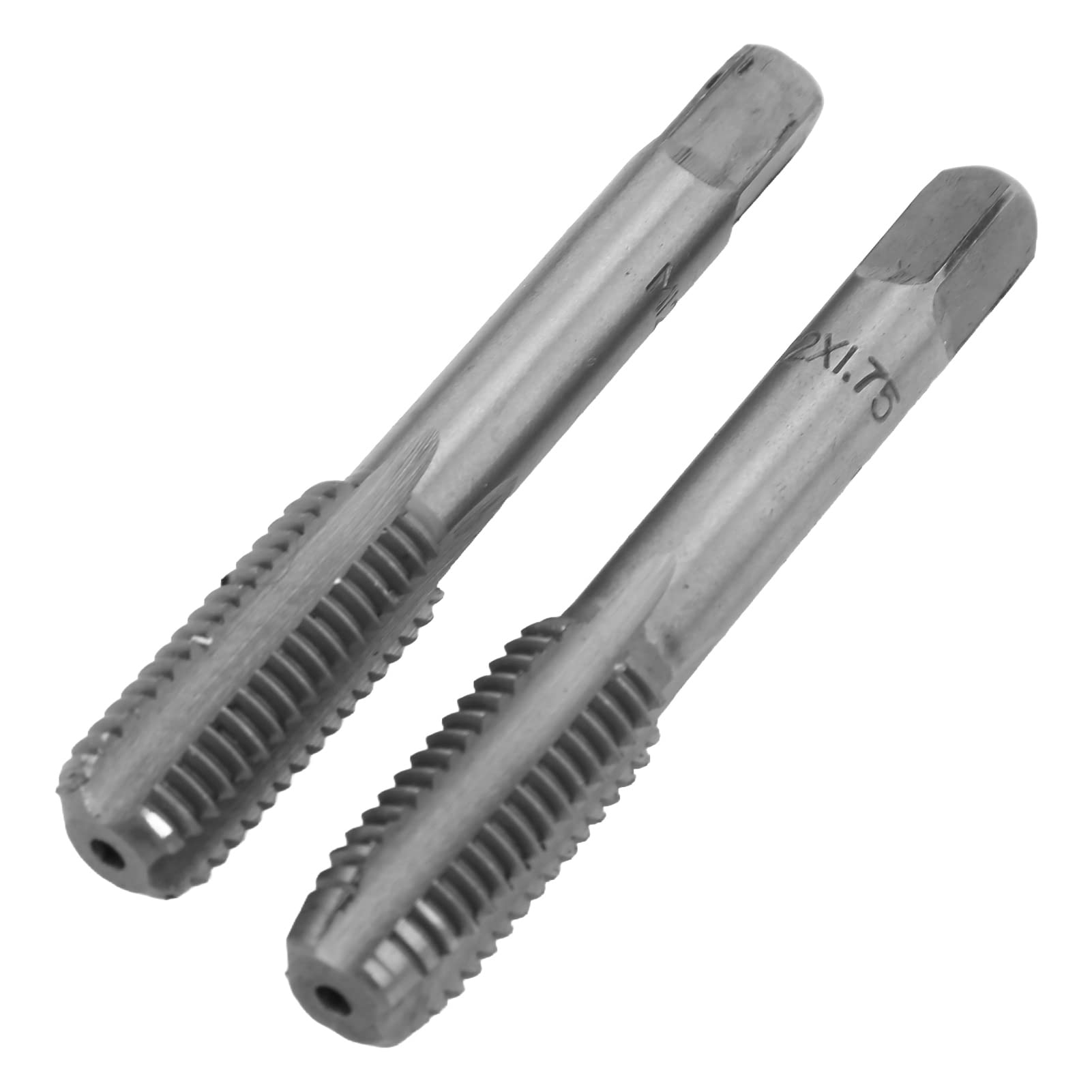 Thread Tapping Tool,BOROCO 2pcs High Steel Thread Tap Straight Flutes Thread Tapping Tool Hand Thread Tap(M14*2.0)