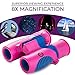 Kids Binoculars set 8x21 for Girls PINK orGREEN PuffinScout for Birdwatching-Spotting-High resolution REAL OPTICS Star-gazing Educational Toys for Girls - Outdoor Toys for Girls - Birthday Gifts Girls