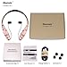 Wireless Headphones, Bluenin Bluetooth Earbuds Sports Neckband Freedom Headsets Sweatproof Noise Cancel Earphones with Mic for apple iphone 7 6s Samsung and Android (12 Hours Play Time, 970 Rose Gold)