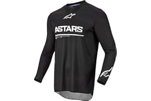 Alpinestars Racer Graphite Jersey Black Lg (3761922-10-L)