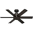 Hunter 44 inch Outdoor or Indoor Ceiling Fan No Light - Ceiling Fan without Light, For Patio, Porch, Garage, or Living Room, 