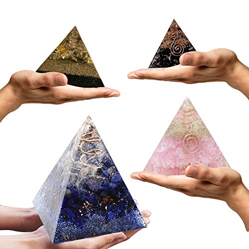 Funshowcase Pyramid Resin Epoxy Mold for Jewelry Making, Polymer Clay, Soap Making, Cabochon Gemstone Crafting Projects Extra Large 6x6"