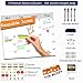 PLANNERPRO Large 12 month Dry Erase Calendar 2021- Laminated, 60