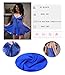 NINGMI Women Sexy Babydoll Dress Lace Lingerie Set Sling Transparent Nightwear