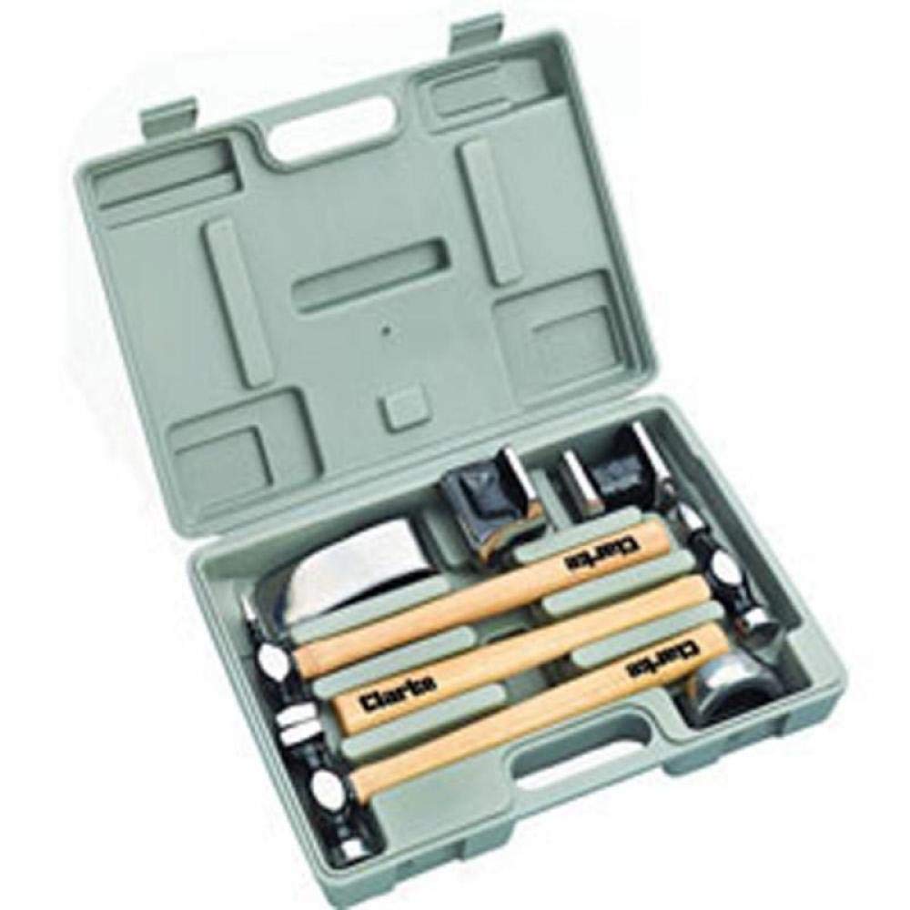 Clarke CPB7CH 7pc Panel Beating Set With Hickory Shafts