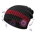 Onesiall Bluetooth Beanie Hat Headphones [Upgraded], Bluetooth 4.2 Headset Winter Music Hat Knit Cap with Stereo Speaker, Microphone, Hand-Free Compatible with Cellphone/iPad and So On.