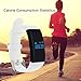 KASSICA Fitness Tracker Step Walking Distance Calorie Counter Bluetooth Smart Bracelet Activity Wristband With Heart Rate Monitor For IOS Android Devieces Samsung Iphone Smartphone (Black)