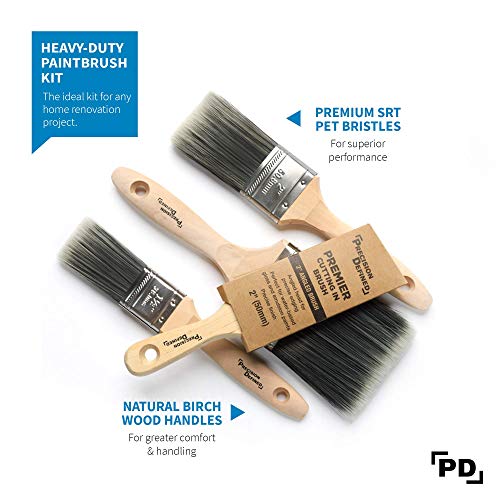 Professional Paint Brush Set 6 Piece Precision Defined HeavyDuty