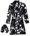 Too Cool 2 Sleep Boys' Toddler Dinosaur Camo Robe with Slippers, Gray, 2T
