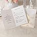Wishmade Ivory Laser Cut Wedding Invitations Cards kits With Lace Sleeve Flower Pocket Design Cardstock 50 Pieces for Bridal Shower (pack of 50pcs)