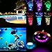 Idearsen Submersible Led Lights, Waterproof LED Pond Light, Vase Light, RGB Color Changing and Batteries Operated Floral Lamp W/Remote Control(4 Pack)