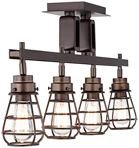 Pro Track Bendlin Industrial 4-Light Bronze Track Fixture - Pro Track