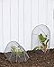 Gardener's Supply Company Chicken Wire Cloche Garden Plot Plants Cover Protector | Sturdy Arch Metal Tunnel Cage Flowerbeds and Seedlings Garden Protection from Wild Animals | 2 Sections Set