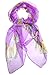 Bear Motion Collection - Womens 100% Silk Scarf with Butterfly Design (Medium (64