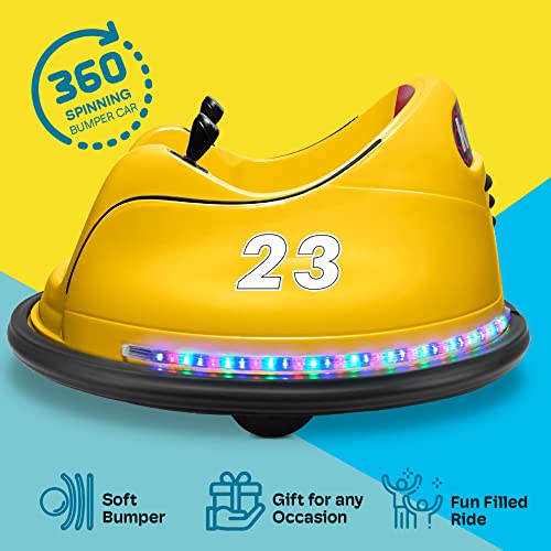 Kidzone 6V Electric Ride On Bumper Car for Kids & Toddlers 1.55 Years