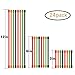 Pack of 24,Reusable Rubber Twist Ties, 3, 6 and 12 inch Cable Ties