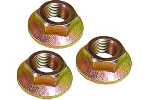 TITISKIN (3 Pack) Blade Lock Nut Fits for MTD Cub Cadet Mower LT1040 LT1042 LT1046 LTX1040,Spindle Nut Fit for Mower, Replaces 712-0417, 912-0417A