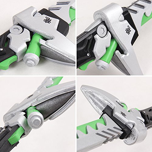 Mtxc Overwatch Cosplay Prop Genji Sword & Scabbard Black - Image 8