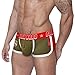 Voberry Men Sexy Boxer Shorts Briefs Trunks Underpants Men's Bikini Underwear, (XL, Army Green)