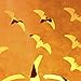 Tinksky Halloween Paper Candle Luminary Bag Bat Pumpkin Carved Tea Light Holder Bag for Happy Halloween Decoration 12pack