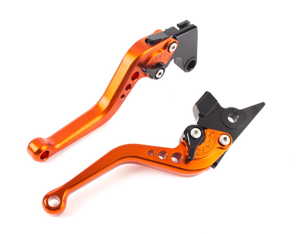 Motorcycle Short Brake Clutch Levers CNC Adjustable Aluminum for MT-07 14-17,MT09/SR/FZ9 14-17,FZ1 FAZER 06-15,FZ8 11-15,FZ6R 09-15,FZ6 FAZER,XSR 700/900 ABS,XJR DIVERSION (F16/Y688) SPL077
