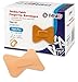 Flexible Fabric Bandages - Flex Fabric Adhesive Bandages Finger-Tip Care and to Protect Wounds from Infection - (100 Count Box)