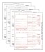 TOPS 22973 Dividends Tax Forms for Laser Printers, 8 x 5 and 1/2 Inches, 5 Parts, Loose Format, 24 Sets per Pack (22973)