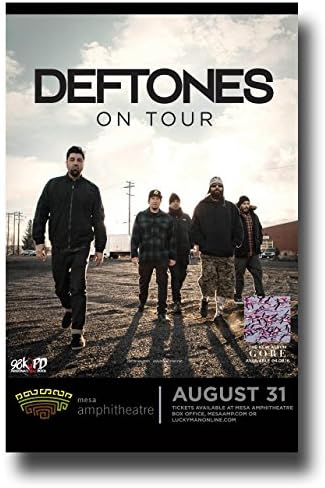 Deftones Poster - 11 x 17 Promo for a Concert on the "Gore" album tour - AZ