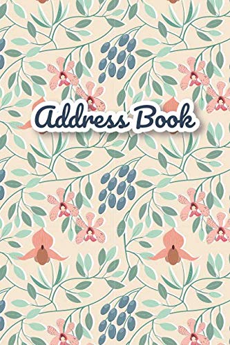 Address Book: Pastel Floral Cover Design. Keep Your Contacts in The One Organizer with this Note.