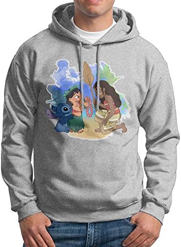 NVVM Men's Moana Pullover Hooded Sweatshirt S
