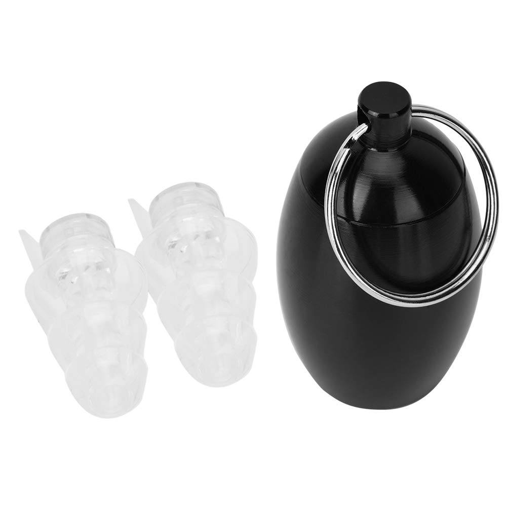 Ear s Noise Reduction, High Fidelity Safe Ears Hypoallergenic Soft Silicone Material Hearing Protection for Concerts Musicians Shooting Hunting (Ear s +Box) (Transparent)