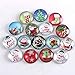 Zicome Set of 16 Refrigerator Magnets for Christmas Party Favor Gifts