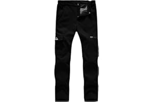 TBMPOY Women's Hiking Cargo Pants Outdoor Waterproof Windproof Softshell Fleece Snow Pants
