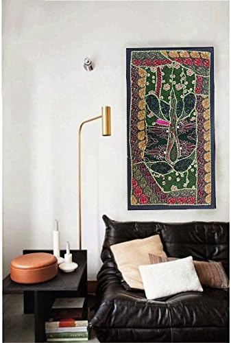 Indian handmade Wall Hanging Bohemian patchwork Tapestries , Headboard tapestries , Runner, WALL Art Embroidered Vintage Tapestry