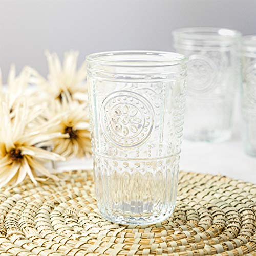 Bormioli Rocco Romantische Zerfurchter Highball Cocktailgläser Set - 475ml - Packung mit 24 – Bild 5