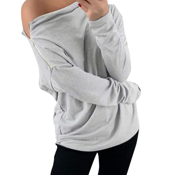 sweatshirt off shoulder
