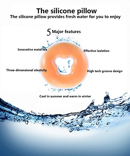 image for Silicone Face Massage Pillow, Lovingvs Facial Care Cushion Relax Body 