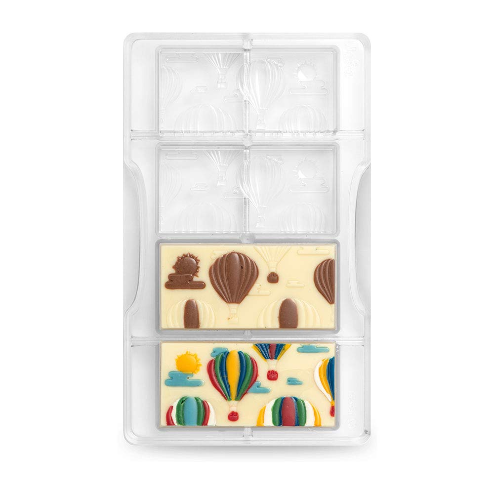Decora 50136 Air Balloon Bar Chocolate Mould, polycarbonate, 15 x 8 x 3 cm — image 1