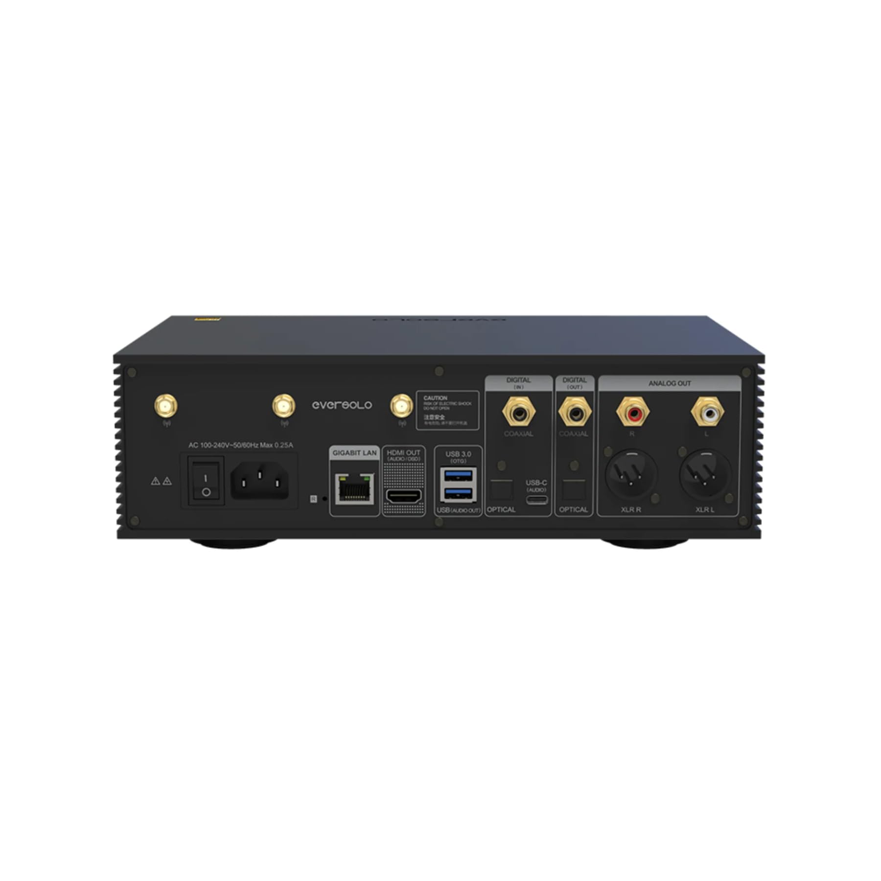 EVERSOLO DMP-A6 Master Edition Streamer Network Player Music Service and Streaming MQA Full Decode DAC