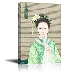 Chinese Classical Beauty Painting Wall Bedroom Living Room