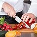 Chef’s Knife Kitchen Knife 8 inch, Japanese High Carbon Stainless Steel with Long Lasting Razor Sharp Edge and Comfortable Pakkawood Handle, for Cutting, Chopping, Dicing and Slicing