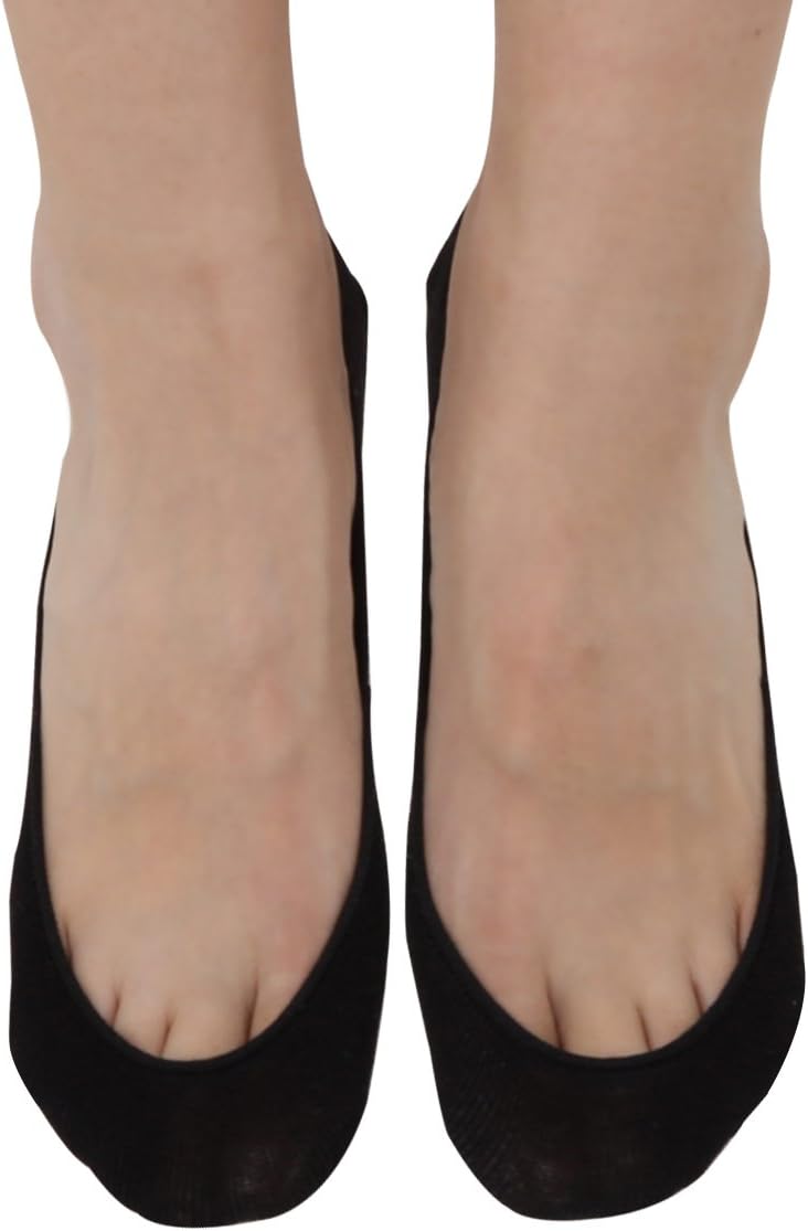 TETIBA Women's Seamless Cotton Invisible No Show Socks
