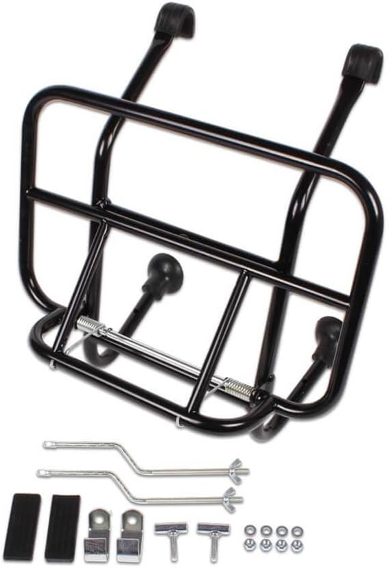 Cuppini Front Rack (Black); All vintage Vespas, Stella